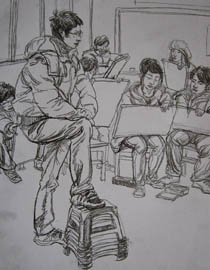 中央美术学院2010年中国画优秀试卷14（速写）