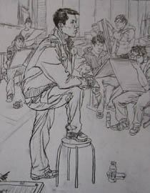 中央美术学院2010年中国画优秀试卷16（速写）
