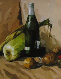 2010-2011年天津美术学院色彩优秀试卷46（绘画、雕塑）