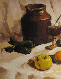 2010-2011年天津美术学院色彩优秀试卷34（绘画、雕塑）