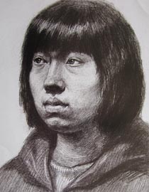 2010-2011年天津美术学院素描优秀试卷119（艺术设计、工业设计、动画）