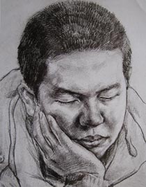 2010-2011年天津美术学院素描优秀试卷129（艺术设计、工业设计、动画）