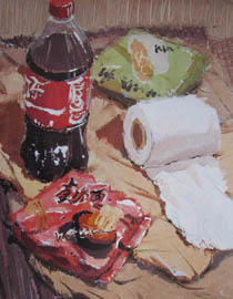 湖北美术学院2011年色彩优秀试卷1