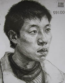 湖北美术学院2011年素描优秀试卷7