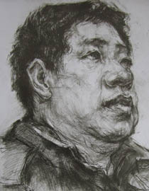 湖北美术学院2011年素描优秀试卷8