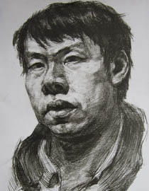 湖北美术学院2011年素描优秀试卷28