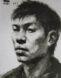 湖北美术学院2011年素描优秀试卷32