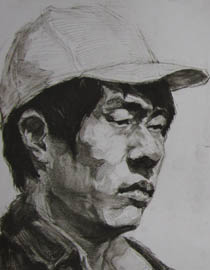 湖北美术学院2011年素描优秀试卷40