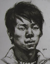 湖北美术学院2011年素描优秀试卷50