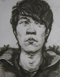 湖北美术学院2011年素描优秀试卷58