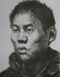 湖北美术学院2011年素描优秀试卷60