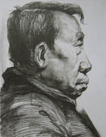 湖北美术学院2011年素描优秀试卷67