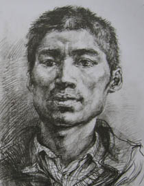湖北美术学院2011年素描优秀试卷83