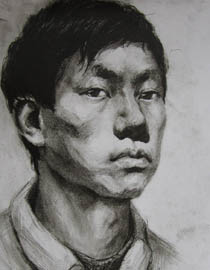 湖北美术学院2011年素描优秀试卷24