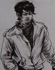 2010-2011年天津美术学院速写优秀试卷8（绘画、雕塑）