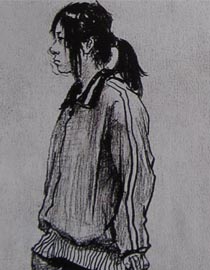 2010-2011年天津美术学院速写优秀试卷12（绘画、雕塑）