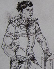 2010-2011年天津美术学院速写优秀试卷17（绘画、雕塑）