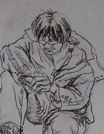 2010-2011年天津美术学院速写优秀试卷31（绘画、雕塑）