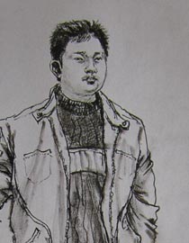 2010-2011年天津美术学院速写优秀试卷73（绘画、雕塑）