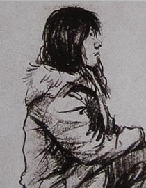 2010-2011年天津美术学院速写优秀试卷51（绘画、雕塑）