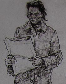 2010-2011年天津美术学院速写优秀试卷52（绘画、雕塑）