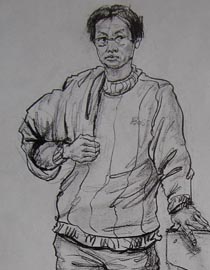 2010-2011年天津美术学院速写优秀试卷100（艺术设计、工业设计、动画）