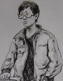 2010-2011年天津美术学院速写优秀试卷53（绘画、雕塑）