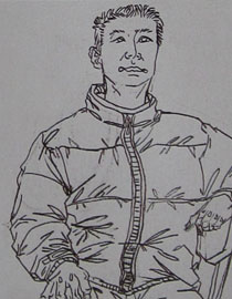 2010-2011年天津美术学院速写优秀试卷108（艺术设计、工业设计、动画）