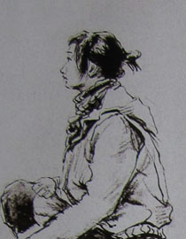 2010-2011年天津美术学院速写优秀试卷112（艺术设计、工业设计、动画）
