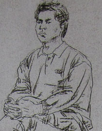 2010-2011年天津美术学院速写优秀试卷139（艺术设计、工业设计、动画）