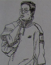 2010-2011年天津美术学院速写优秀试卷142（艺术设计、工业设计、动画）