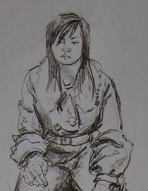 2010-2011年天津美术学院速写优秀试卷150（艺术设计、工业设计、动画）