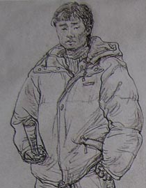 2010-2011年天津美术学院速写优秀试卷61（绘画、雕塑）