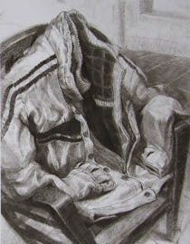 2011年清华大学美术学院素描高分试卷10（设计）