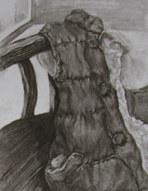 2011年清华大学美术学院素描高分试卷14（设计）