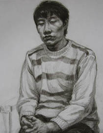 2011年清华大学美术学院素描高分试卷37（造型）