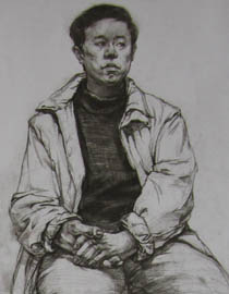 2011年清华大学美术学院素描高分试卷39（造型）
