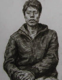 2011年清华大学美术学院素描高分试卷40（造型）