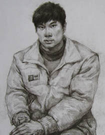 2011年清华大学美术学院素描高分试卷42（造型）