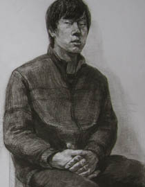 2011年清华大学美术学院素描高分试卷43（造型）