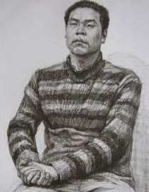 2011年清华大学美术学院素描高分试卷44（造型）