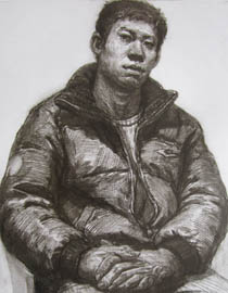 2011年清华大学美术学院素描高分试卷45（造型）