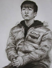 2011年清华大学美术学院素描高分试卷51（造型）