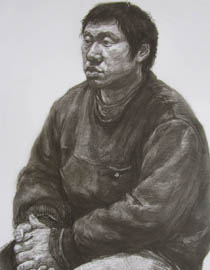 2011年清华大学美术学院素描高分试卷50（造型）