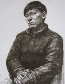 2011年清华大学美术学院素描高分试卷52（造型）