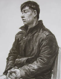 2011年清华大学美术学院素描高分试卷54（造型）