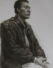 2011年清华大学美术学院素描高分试卷56（造型）