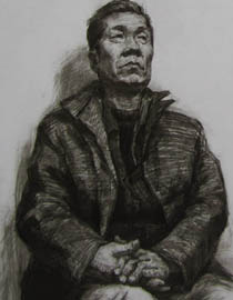 2011年清华大学美术学院素描高分试卷57（造型）