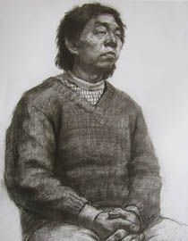 2011年清华大学美术学院素描高分试卷59（造型）