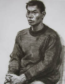 2011年清华大学美术学院素描高分试卷62（造型）